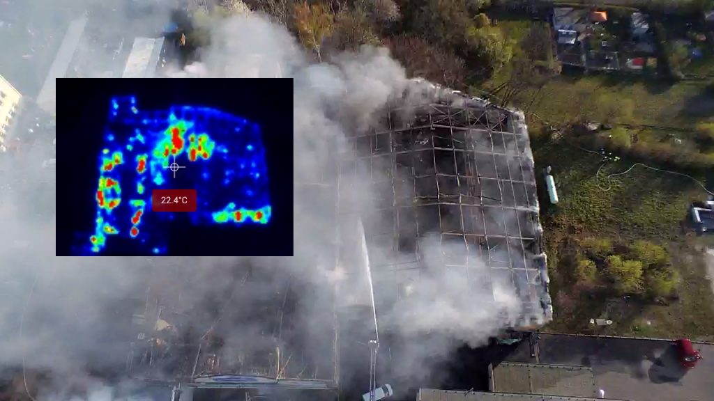 Einsatz einer Drohne mit WBK